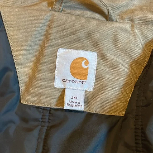 Carhartt Men’s Thinsulate Coat Size 2XL  New without Tags  60% cotton 40% poly - Picture 4 of 7